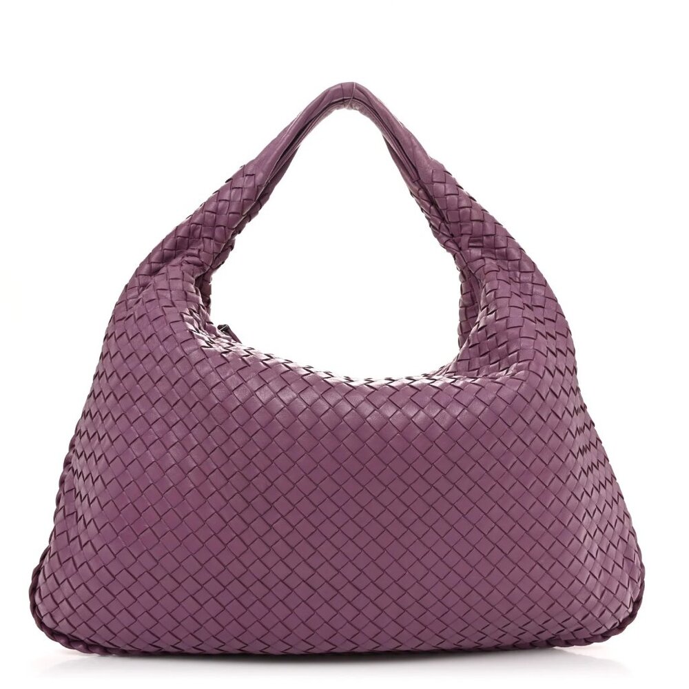 BOTTEGA VENETA NAPPA LEATHER INTRECCIATO LARGE VENETA HOBO, COROT